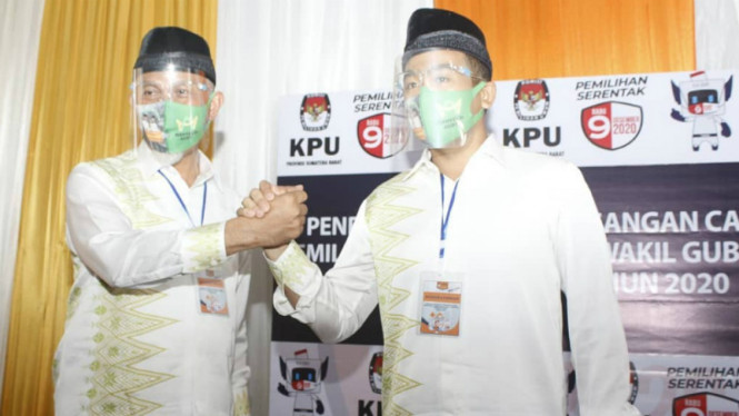 Pasangan calon Mahyeldi - Audy Joinaldy