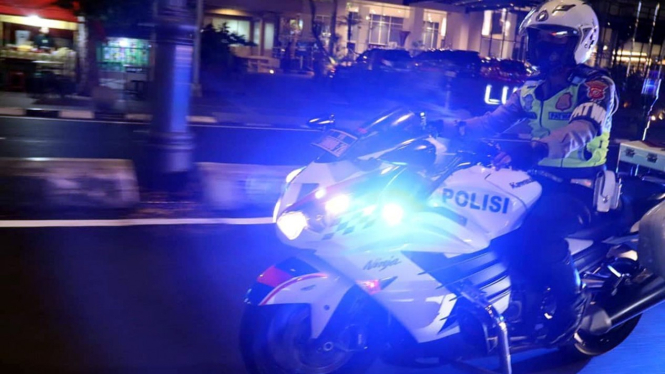kawasaki Ninja ZX-14R jadi motor patroli polisi