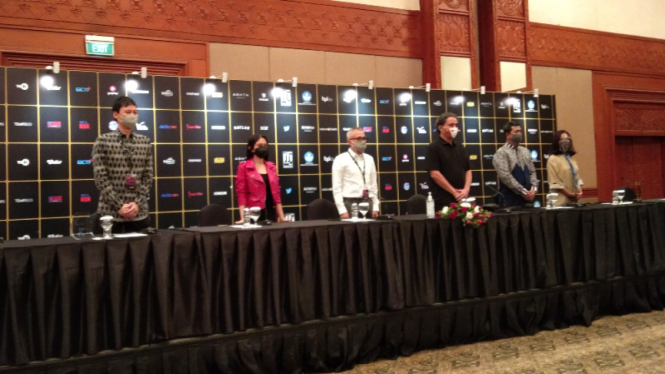 Konferensi pers Festival Film Indonesia (FFI) 2020.