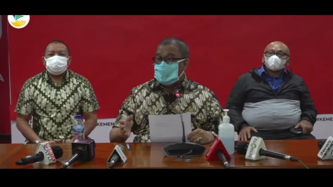 Sekjen Kemensos Hartono Laras.