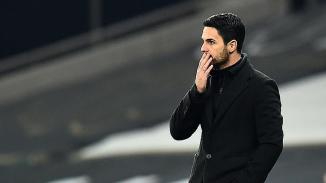 Manajer Arsenal, Mikel Arteta