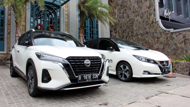 Nissan Kicks dan Nissan Leaf e-Power