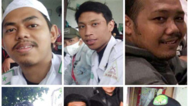 Foto para anggota FPI yang tewas ditebak polisi.