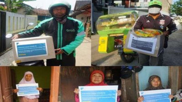Ilustrasi program bantuan sosial warga terdampak COVID-19 