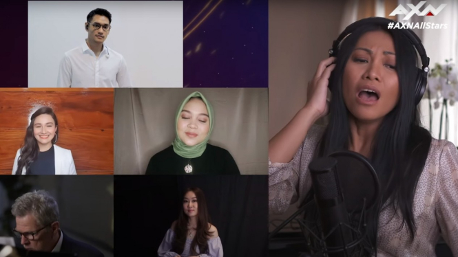 Anggun, Afgan, David Foster, Angela July dan Gerphil Flores
