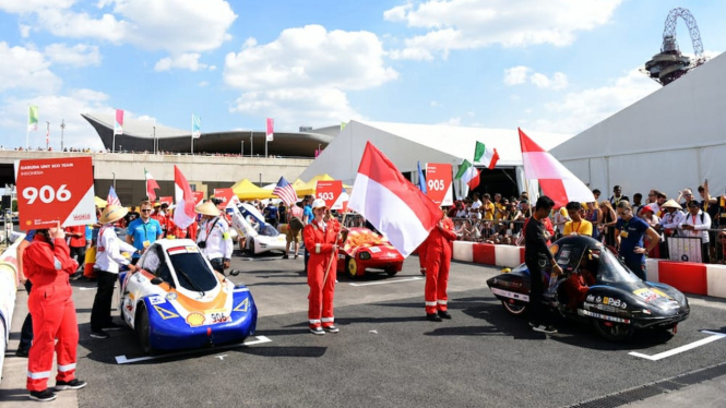 Peserta dari Indonesia di ajang Shell Eco-marathon