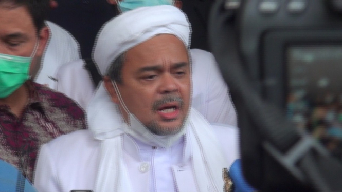 Habib Rizieq di Polda Metro