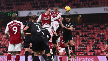 Arsenal vs Burnley di putaran pertama Premier League 2020/2021.