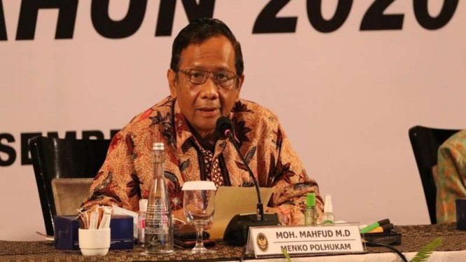 Menkopolhukam Mahfud MD