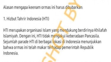 Hoax ormas-ormas Islam resmi dibubarkan pemerintah