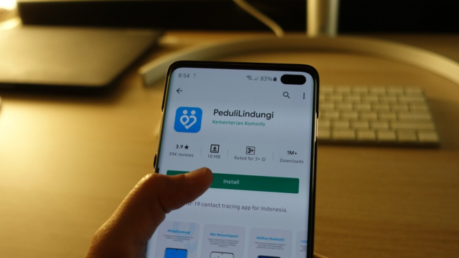 Aplikasi Peduli Lindungi.
