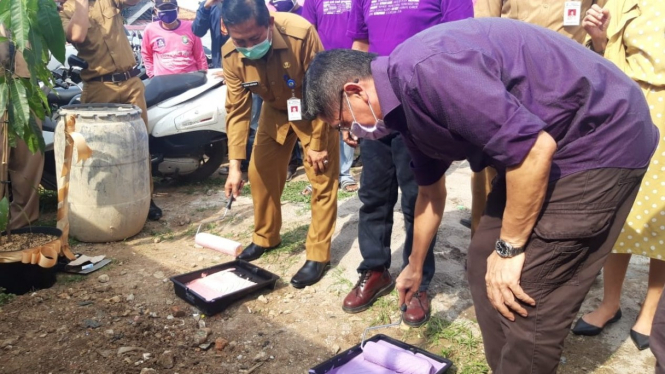 Wilayah Tanah Tinggi, Tangerang, dicap sebagai zona hitam kini disulap jadi pink