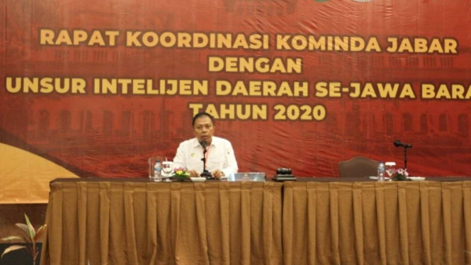 Kepala Badan Intelijen Negara (BIN) Daerah Jawa Barat Brigjen TNI Deddy Agus Purwanto.