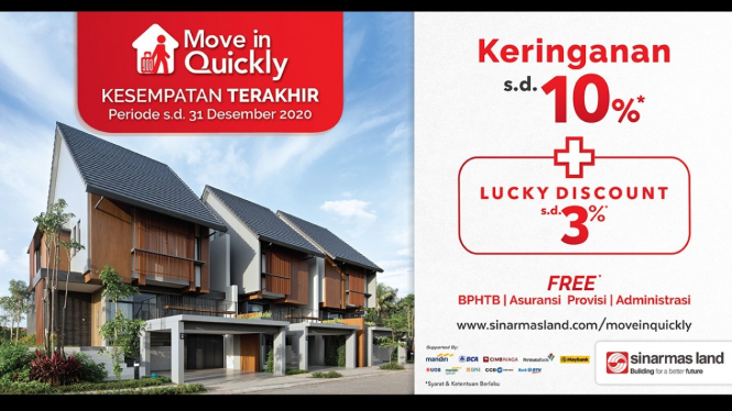 Move in Quickly dari Sinar Mas Land.