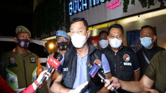Direktur Reserse Narkoba Polda Metro Jaya Kombes Pol Mukti Juharsa