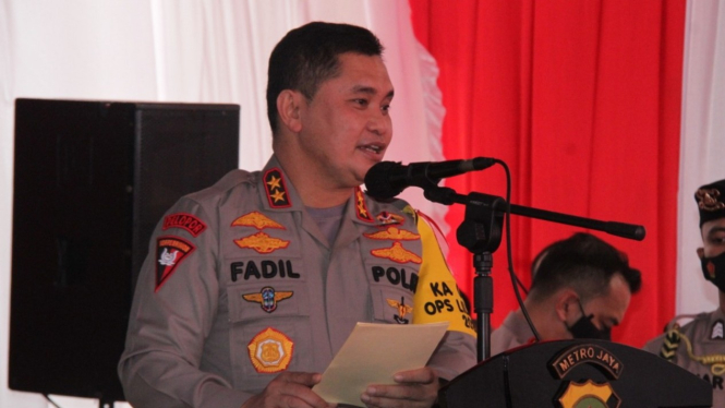 Kapolda Metro Jaya, Irjenpol Fadil Imran.