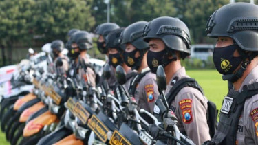 Persiapan personel pengamanan Operasi Lilin