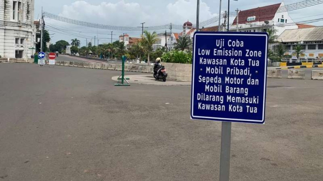Uji coba program Low Emission Zone (LEZ) di kawasan Kota Tua
