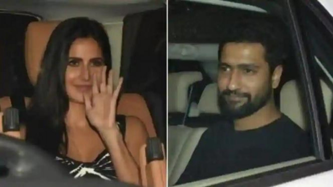 Foto Viral Vicky Kaushal Terciduk di Pesta Natal Bersama Katrina Kaif