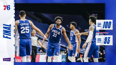 Pemain Philadelphia 76ers, Joel Embiid.