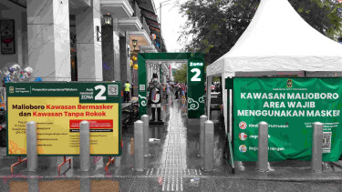 Jalan Malioboro di Yogyakarta