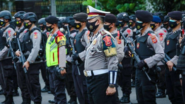 Ilustrasi anggota Polisi