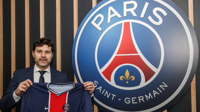 Pelatih baru Paris Saint-Germain (PSG) Mauricio Pochettino.