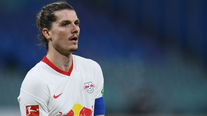 Gelandang RB Leipzig, Marcel Sabitzer.