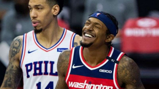 Pemain Washington Wizards, Bradley Beal (kanan).