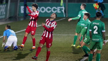 Duel Cornella vs Atletico Madrid di Copa del Rey