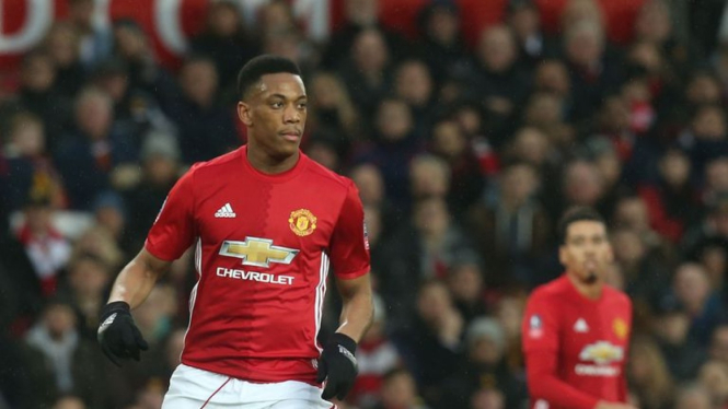 Penyerang Manchester United Anthony Martial