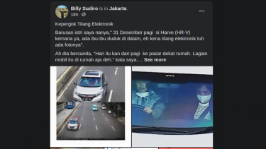 Mobil kepergok menggunakan pelat nomor palsu