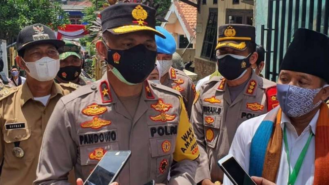 Wakapolda Metro Jaya Brigjen Hendro Pandowo di Cimanggis Depok