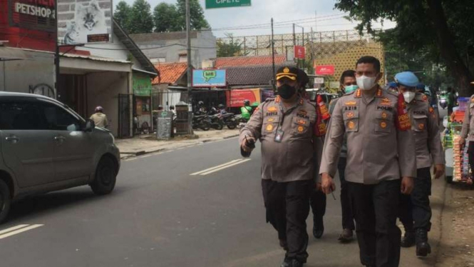 Kapolres Metro Jakarta Selatan Kombes Pol Azis Andriansyah di PN Jakarta Selatan