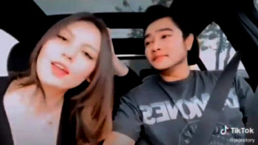 Video TikTok mantan Lucinta Luna, Abash tengah bersama seorang wanita