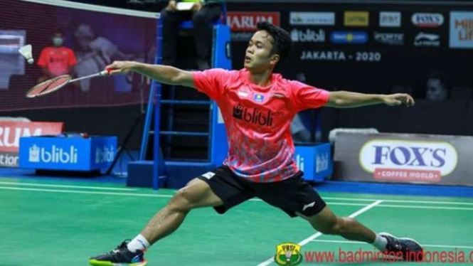 Tunggal putra Indonesia, Anthony Sinisuka Ginting.