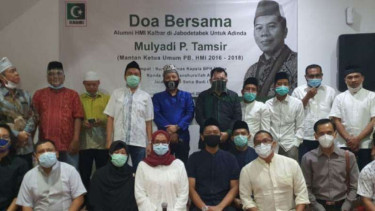 Alumni HMI Kalimantan Barat menggelar doa untuk Mulyadi P Tamsir.