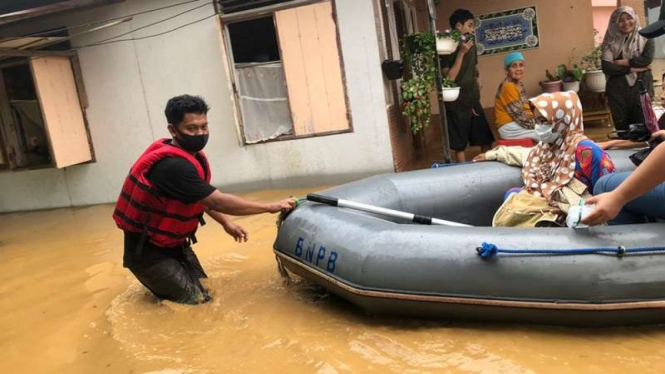 Ilustrasi banjir