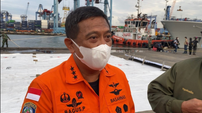 Kepala Basarnas, Marsekal Madya TNI (Purn) Bagus Puruhito.