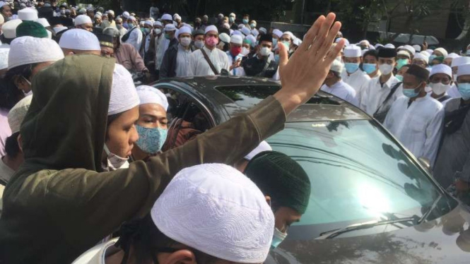 Jelang pemakaman Habib Ali di Pemakaman Habib Kuncung, Jaksel