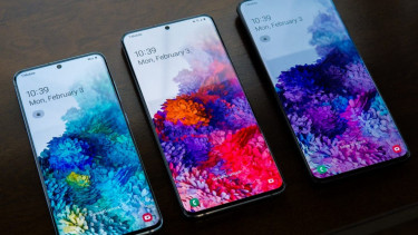 Samsung Galaxy S20 series.