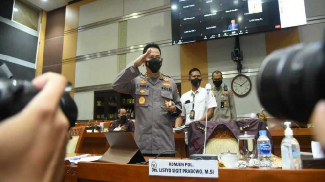 Calon Kapolri Komjen Pol Listyo SIgit Prabowo