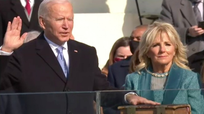 Pengambilan sumpah Joe Biden sebagai Presiden AS ke-46