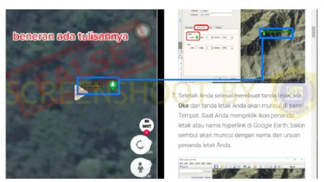 Video tanda tolong kita di Pulau Laki