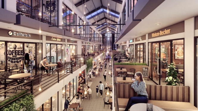 Virginia Arcade, Lifestyle Co-Hub 3 Lantai di kawasan East CBD BSD City dari Sinar Mas Land.
