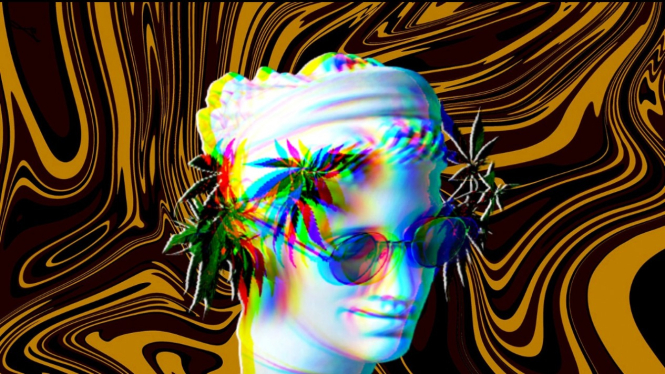 ilustrasi ganja.