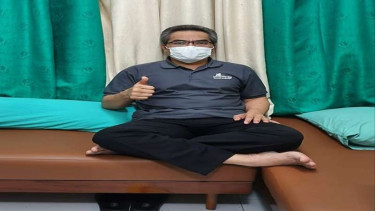Wakil Bupati Bantul, Abdul Halim Muslih mengumumkan dirinya positif COVID-19