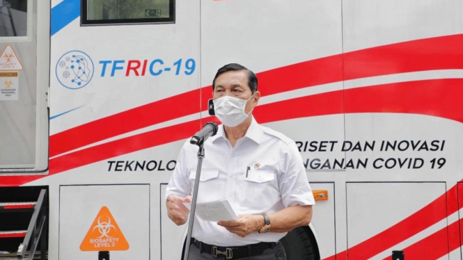 Menko Kemaritiman dan Investasi, Luhut Binsar Panjaitan.