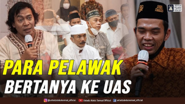 Para pelawak hadir dalam tausiyah ustaz Abdul Somad
