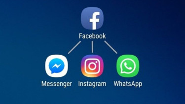 Facebook, Messenger, Instagram dan WhatsApp.